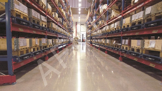 Warehouse logistics floor system